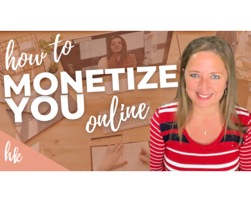 How to monetize yourself online