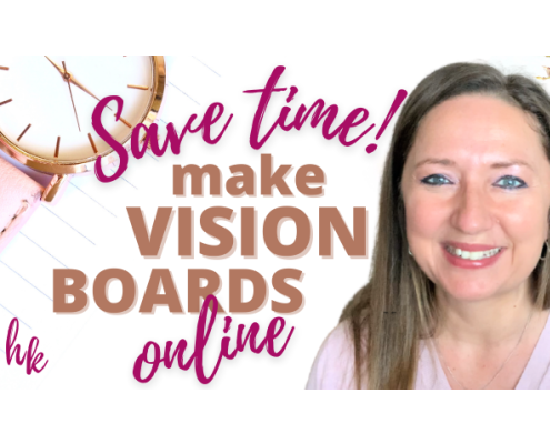 Save time - make vision boards online